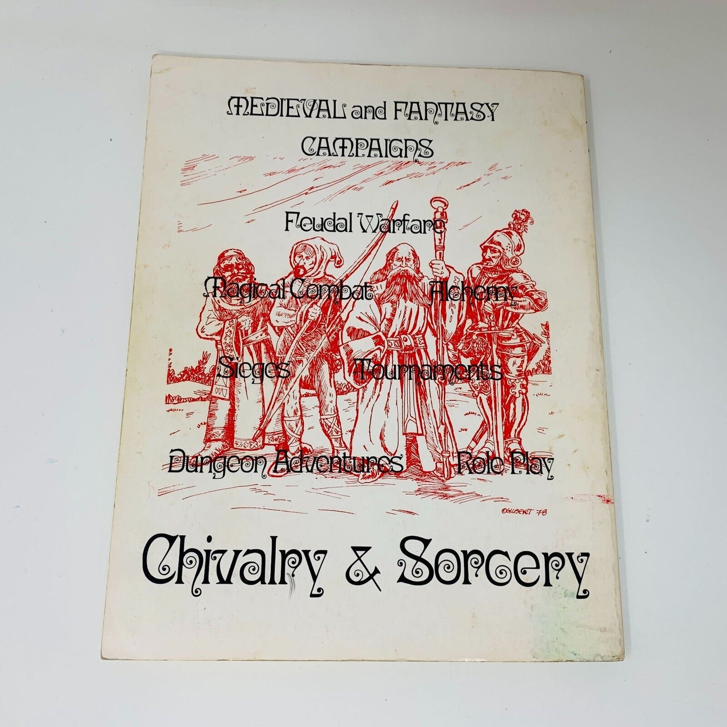 1977 Chivalry & Sorcery Warfare & Wizardry in the Feudal Age RPG FGU Simbalist