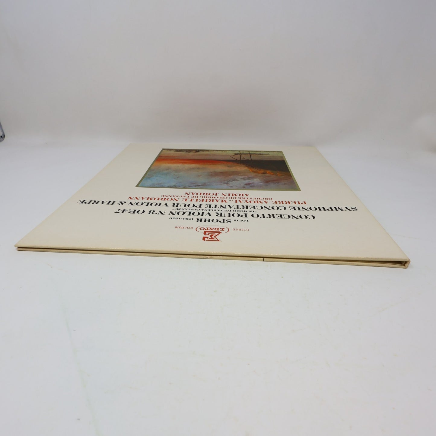 Spohr Pierre Amoyal Marielle Nordmann Concerto Violon Harpe #8 Record STU 71318