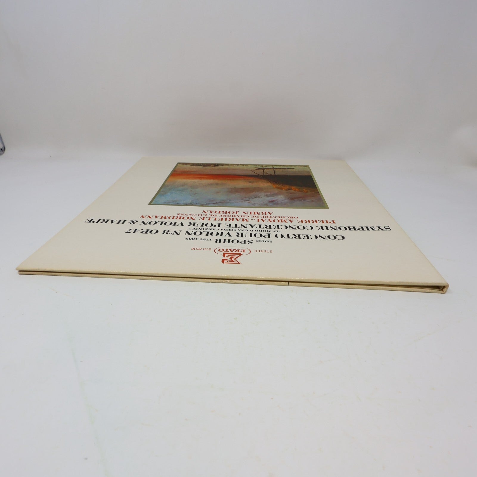 Spohr Pierre Amoyal Marielle Nordmann Concerto Violon Harpe #8 Record STU 71318