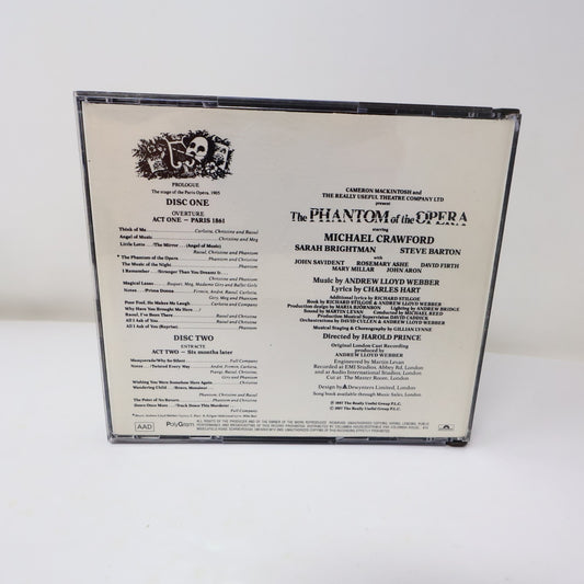 The Phantom of the Opera CD Andrew Lloyd Webber/Sarah Brightman/Michael Crawford