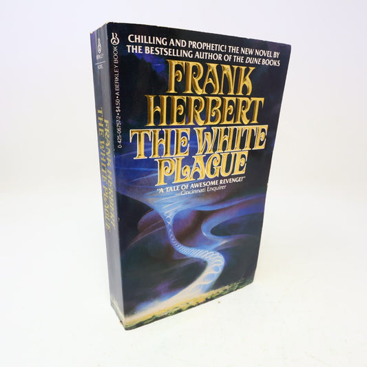 1983 The White Plague Frank Herbert Horror Berkley Paperback Book 80s PB