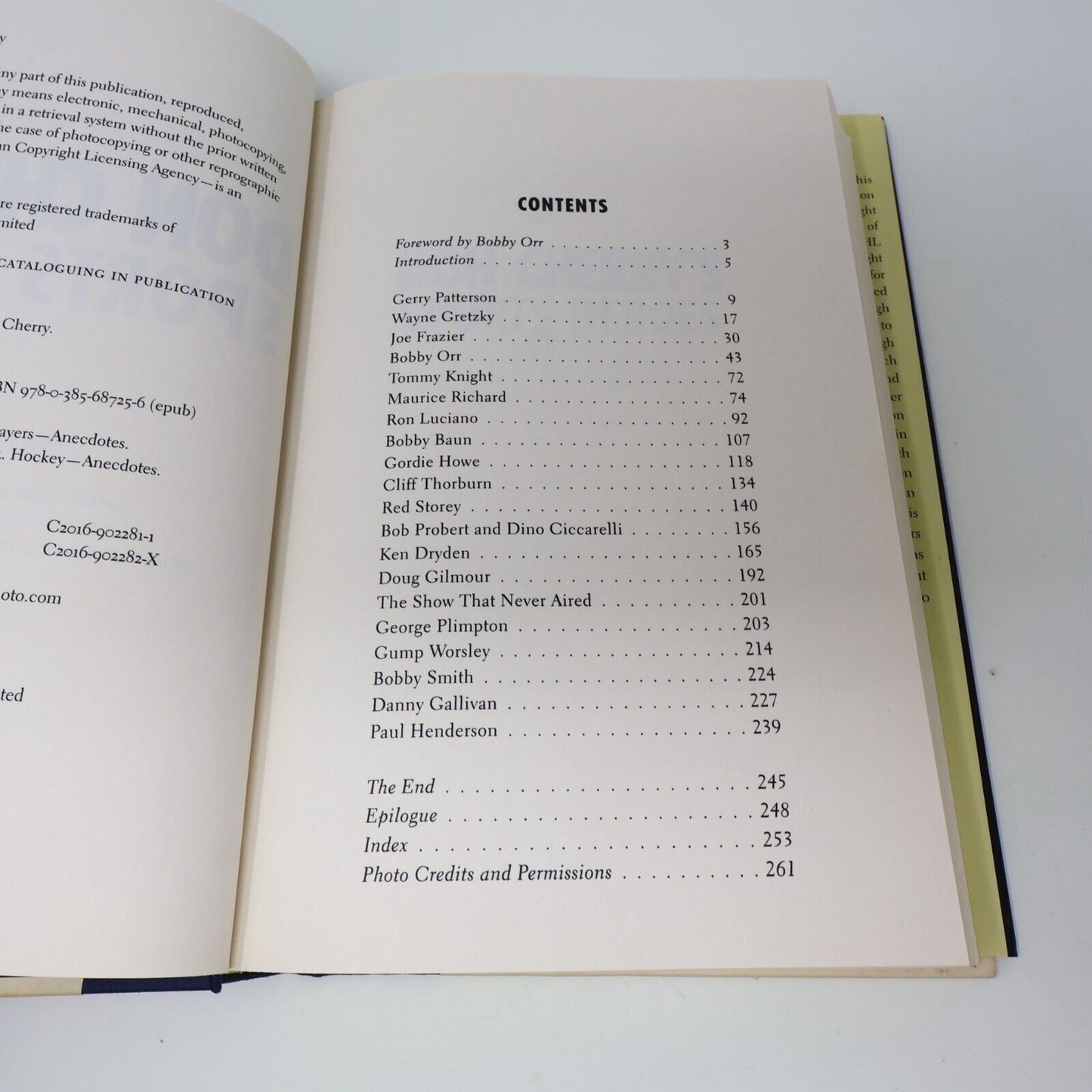2016 Don Cherry's Sports Heroes Doubleday Canada Hardcover Hockey Book 2010s HC