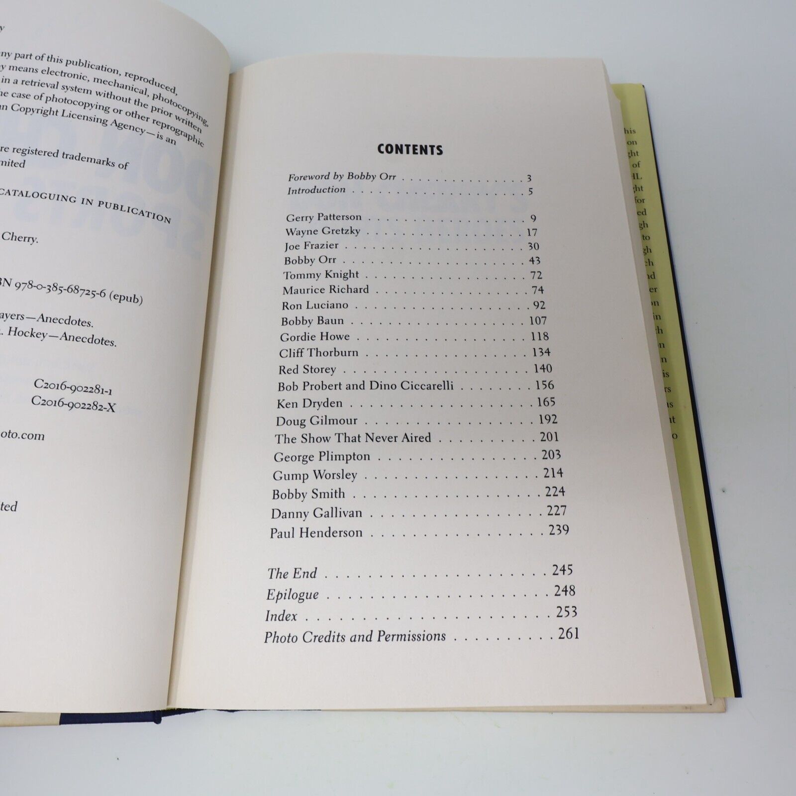 2016 Don Cherry's Sports Heroes Doubleday Canada Hardcover Hockey Book 2010s HC