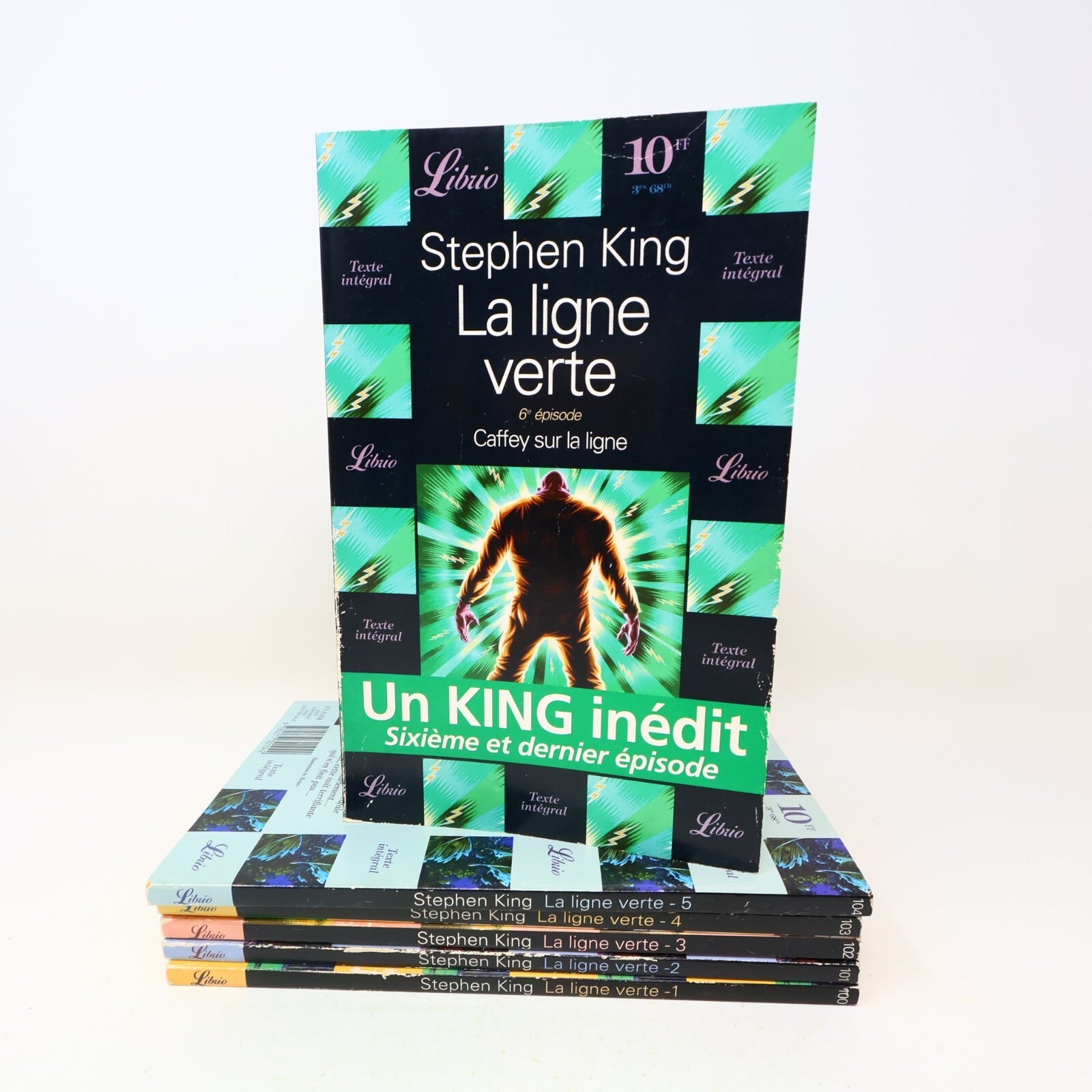 La Ligne Verte The Green Mile Lot 6 Livres Stephen King Horreur Thriller 1996 PB