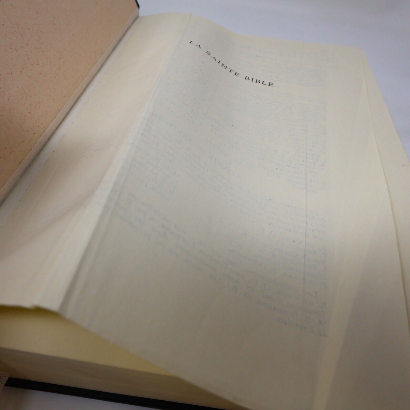 1962 La Sainte Bible Les Éditions du Cerf Religion Français Livre Hardcover HC