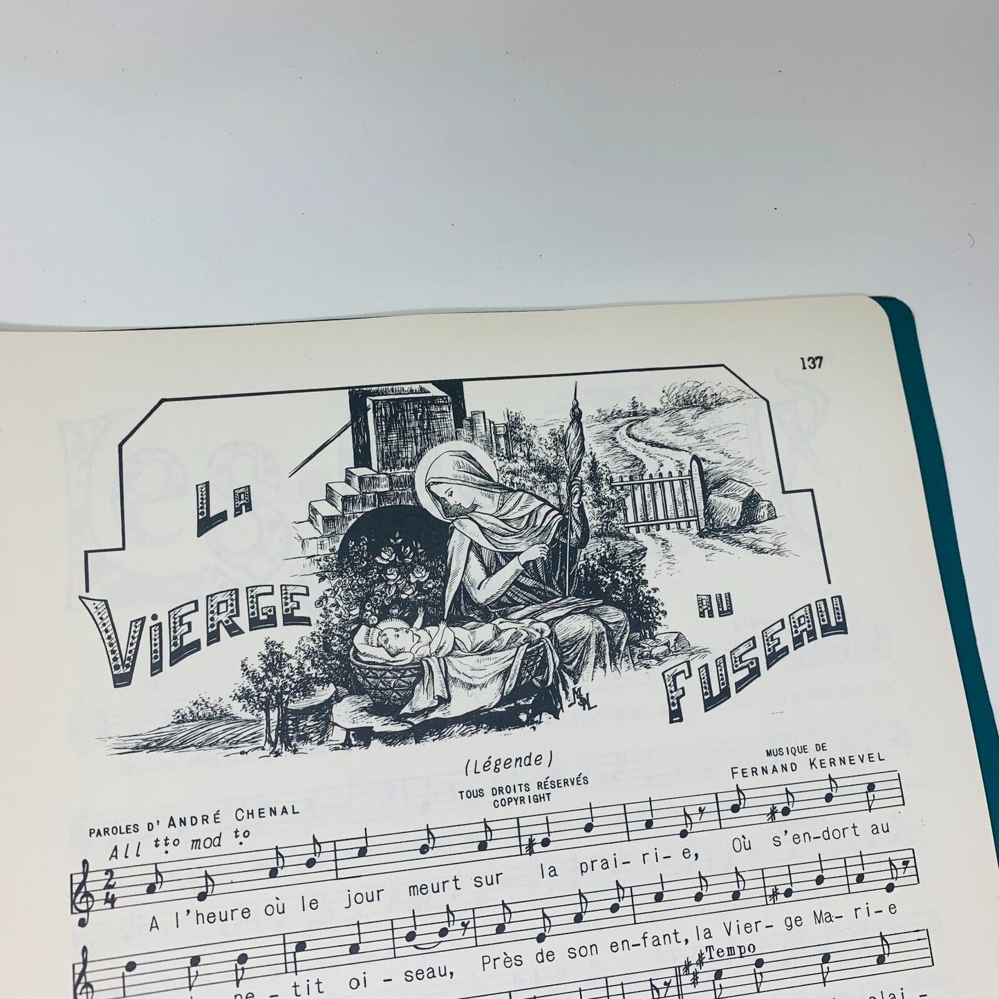 1940s La Bonne Chanson Troisième Album 101-150 Partitions St-Hyacinthe Français