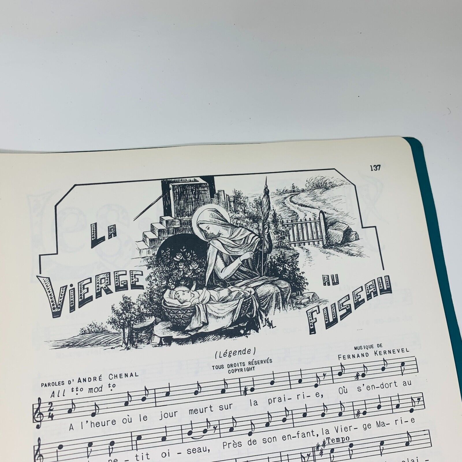1940s La Bonne Chanson Troisième Album 101-150 Partitions St-Hyacinthe Français