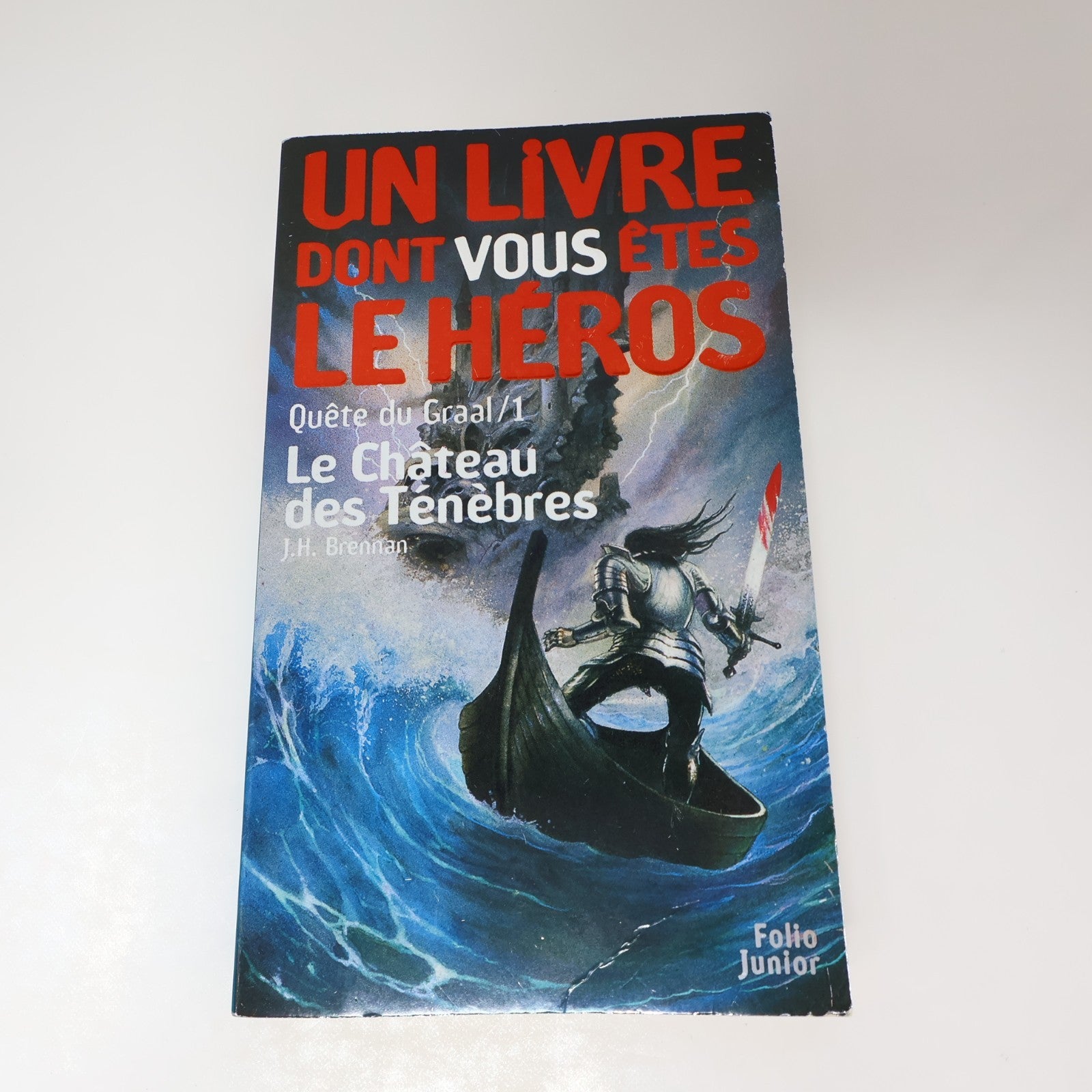 La Quête du Graal #1-3 LDVELH Lot 3 Livres J.H. Brennan Le Château des Ténèbres