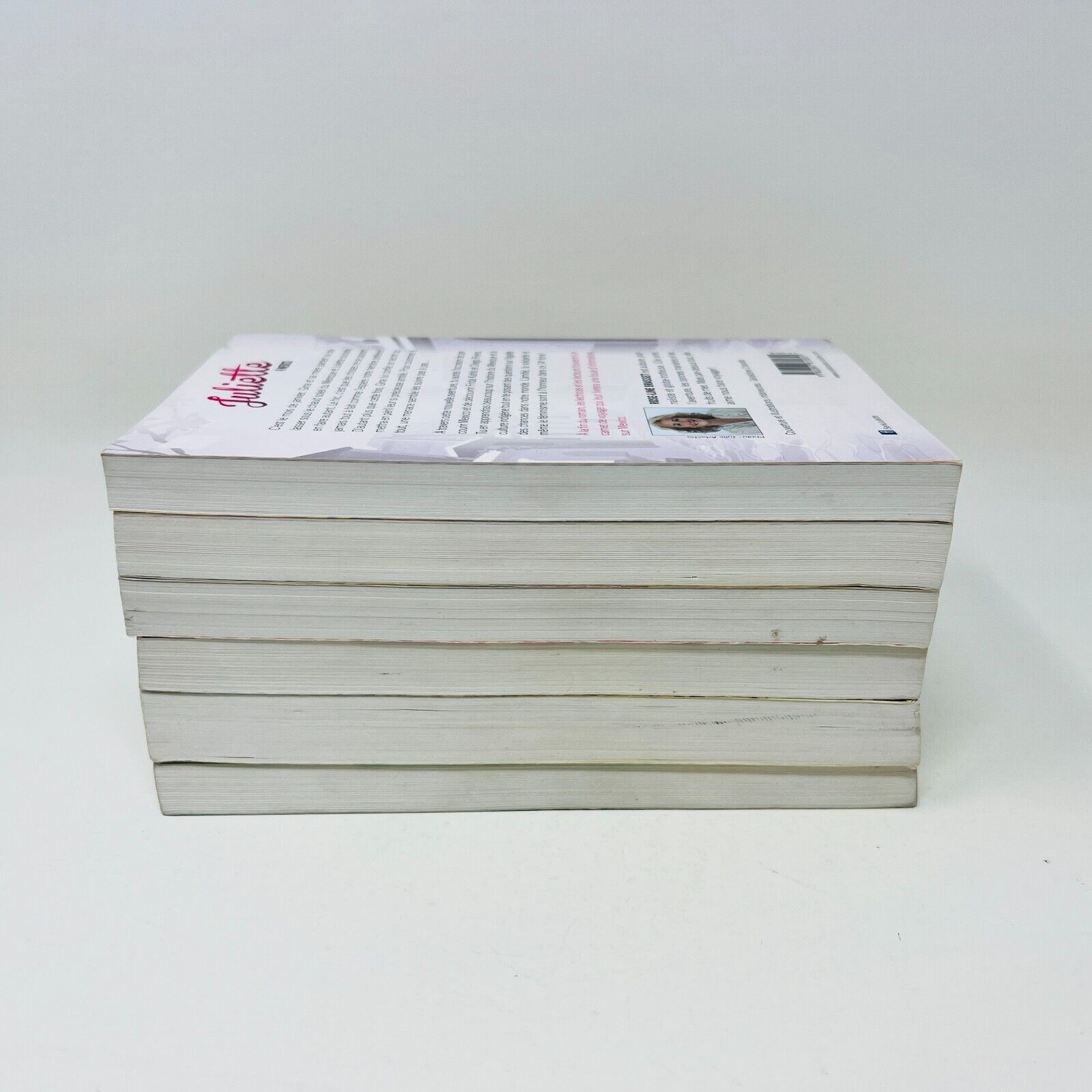 6x Juliette à Barcelone/Mexico/Rome/Paris Rose-Line Brasset Lot Livres Hurtubise