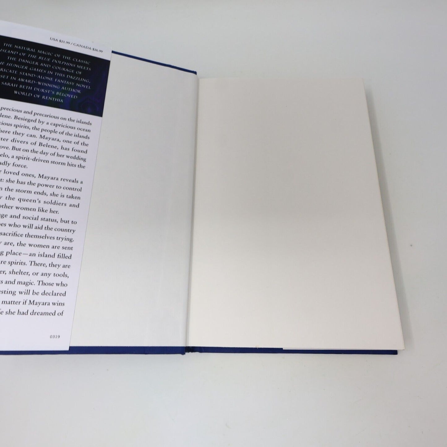 2019 The Deepest Blue Sarah Beth Durst 1st Edition 1st Print Harper Hardcover HC