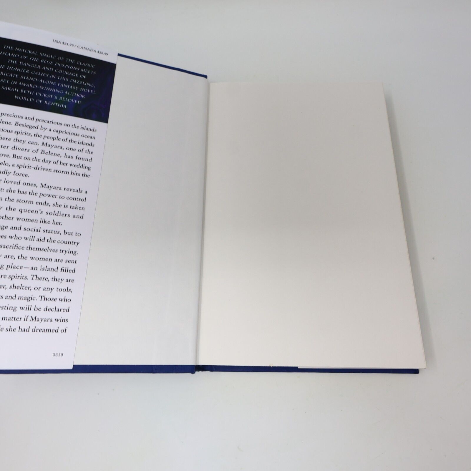 2019 The Deepest Blue Sarah Beth Durst 1st Edition 1st Print Harper Hardcover HC