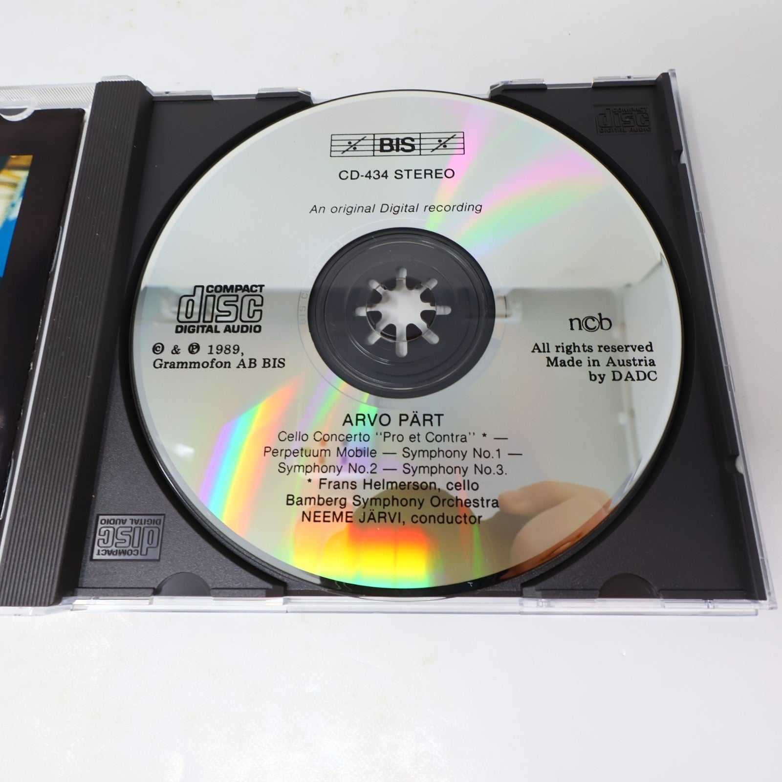 Arvo Pärt 3 CDs Lot Passio/Te Deum/Cello Concerto/"Pro et Contra" Classical