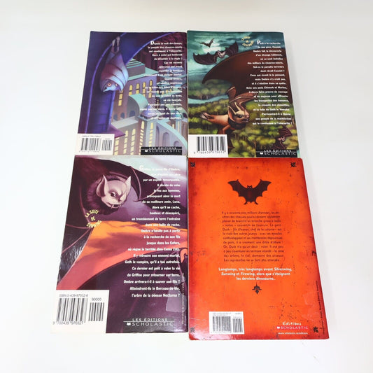 Lot 4 Livres Silverwing #1-4 de Kenneth Oppel Scholastic Série Complète Français