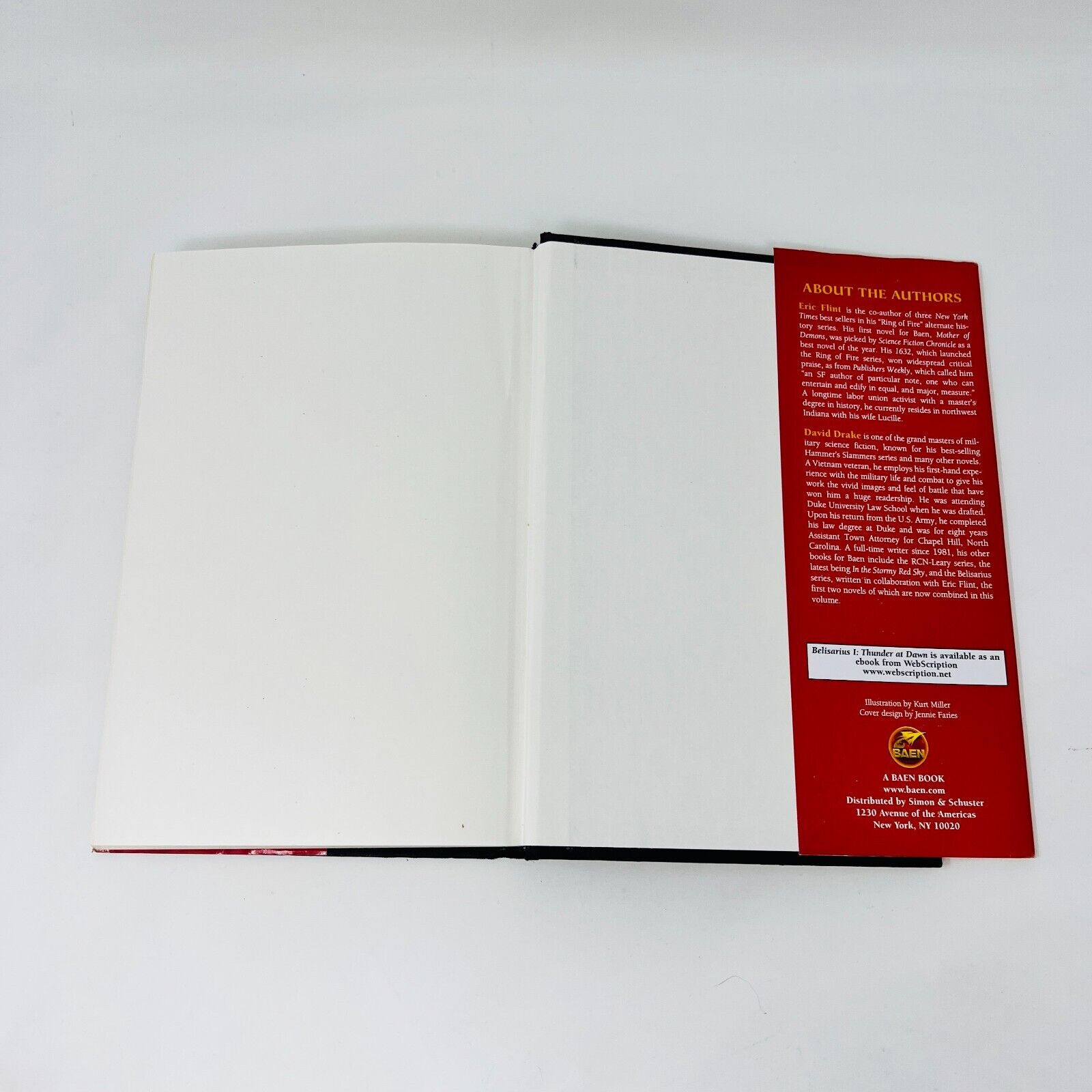 2008 Belisaurius I Thunder at Dawn by David Drake/Eric Flint Hardcover 1st Print