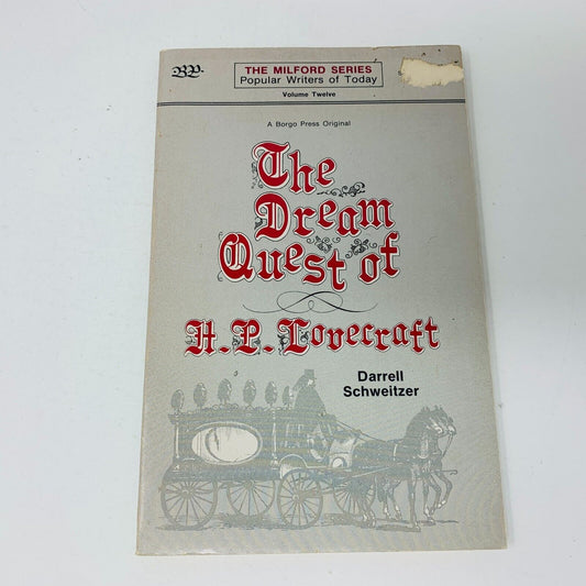 1978 The Dream Quest of H. P. Lovecraft by Darrell Schweitzer Milford Series #12
