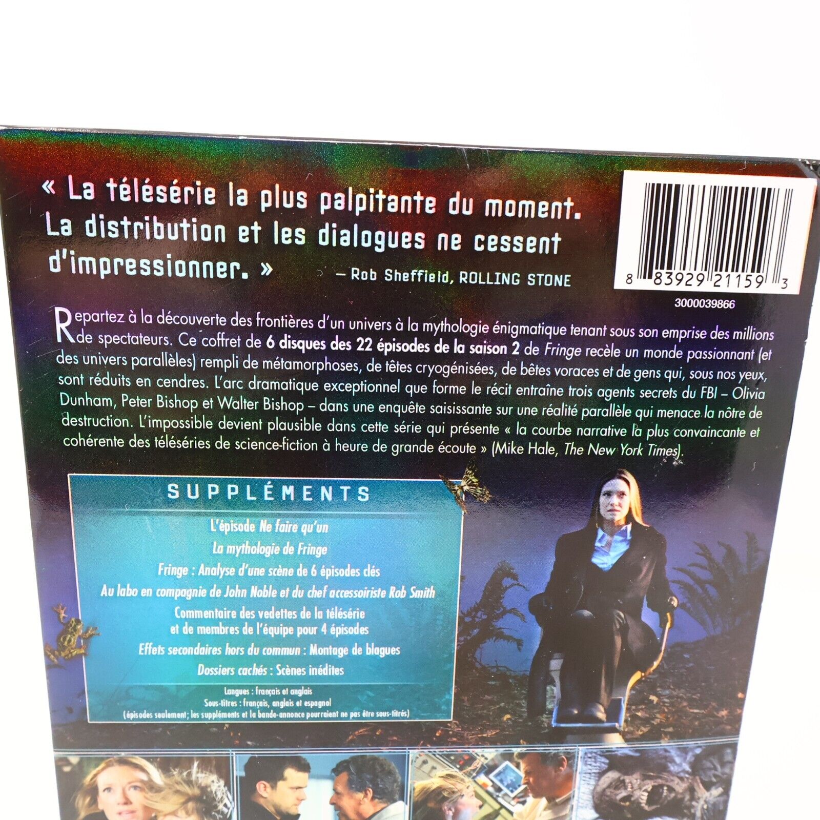Fringe The Complete Second Season DVD Tested English / Français NTSC J.J. Abrams