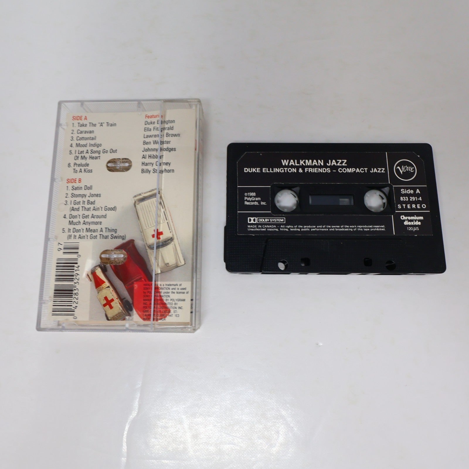 Duke Ellington & Friends Cassette Jazz Take The "A" Train/Cottontail/Satin Doll