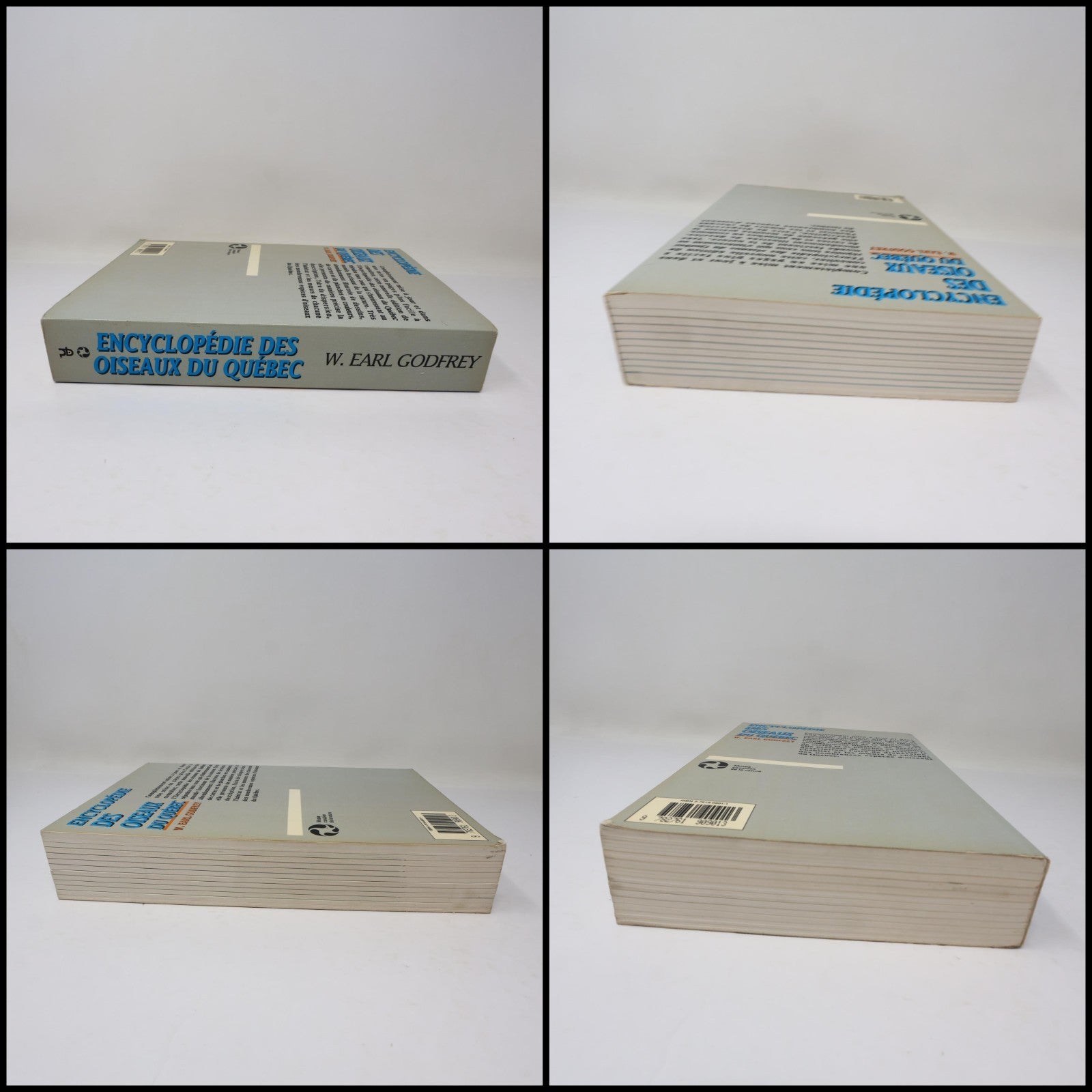 Encyclopédie des Oiseaux du Québec W. Earl Godfrey 1990 PB Ornithologie Animaux