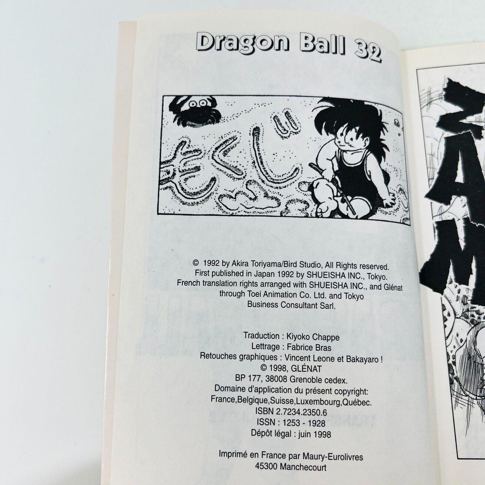 7x Dragon Ball Glénat #30-36 Lot Mangas Akira Toriyama Réunification 1998-99 PB