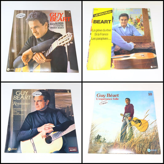 Guy Béart Lot 4 Disques Record Fenêtre/Espérance Folle/Beau Miroir/Renaissances