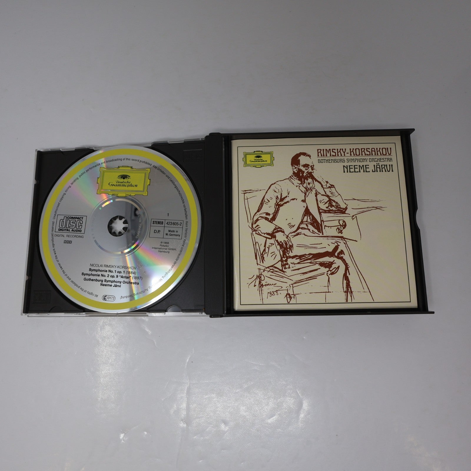 Rimsky-Korsakov 3 Symphonies CD Neeme Järvi/Gothenburg Symphony Orchestra 1988
