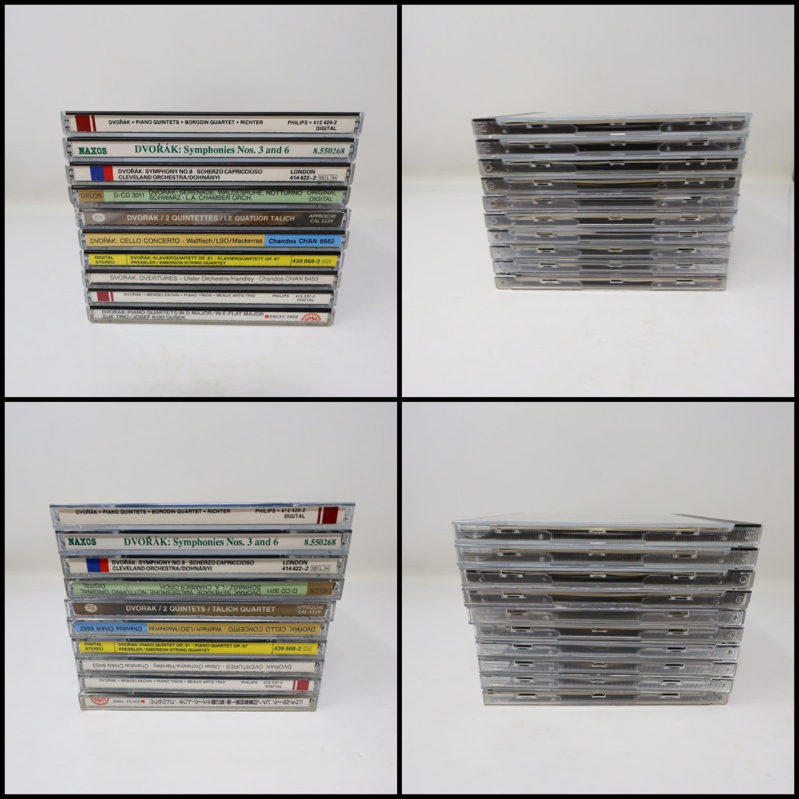 Dvorak 10 CD Lot Piano Quintets/Symphonies 3 6 8/Serenade/Waldesruhe/Overtures