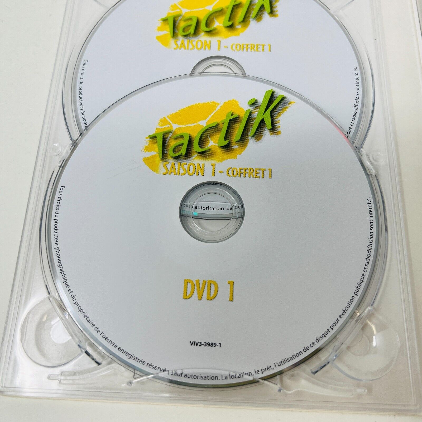 2008 Tactik Saison 1 Coffret 1 DVD Testé en Français Télé-Québec Pier-Luc Funk