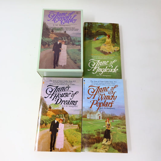 Anne of Green Gables #4-6 Box Set #2 L. M. Montgomery Seal Books Ingleside 1980s