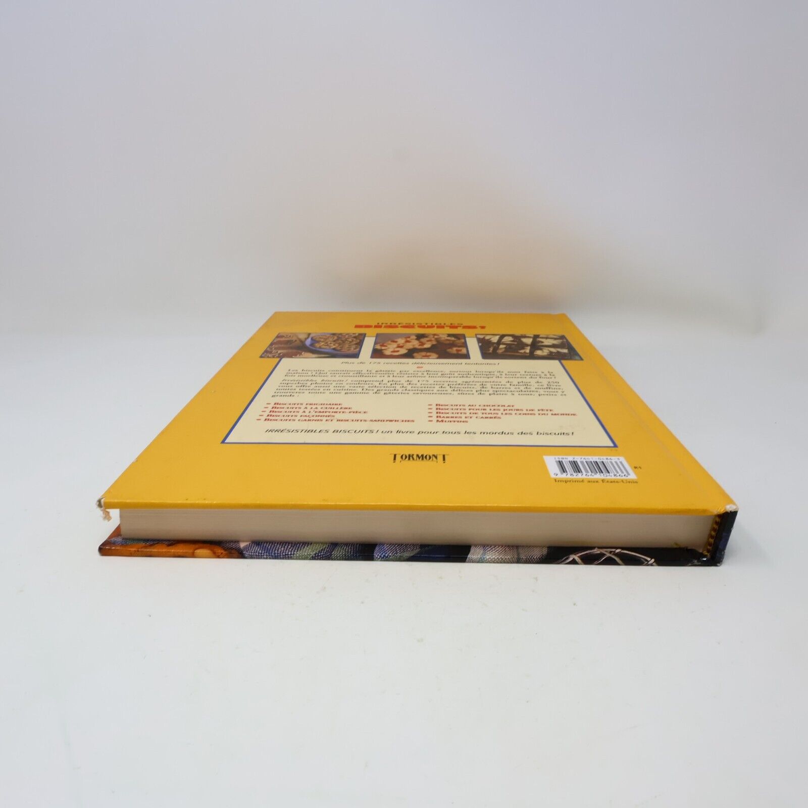 1997 Irrésistibles Biscuits! Cuisine Recettes Desserts Tormont Français Livre HC