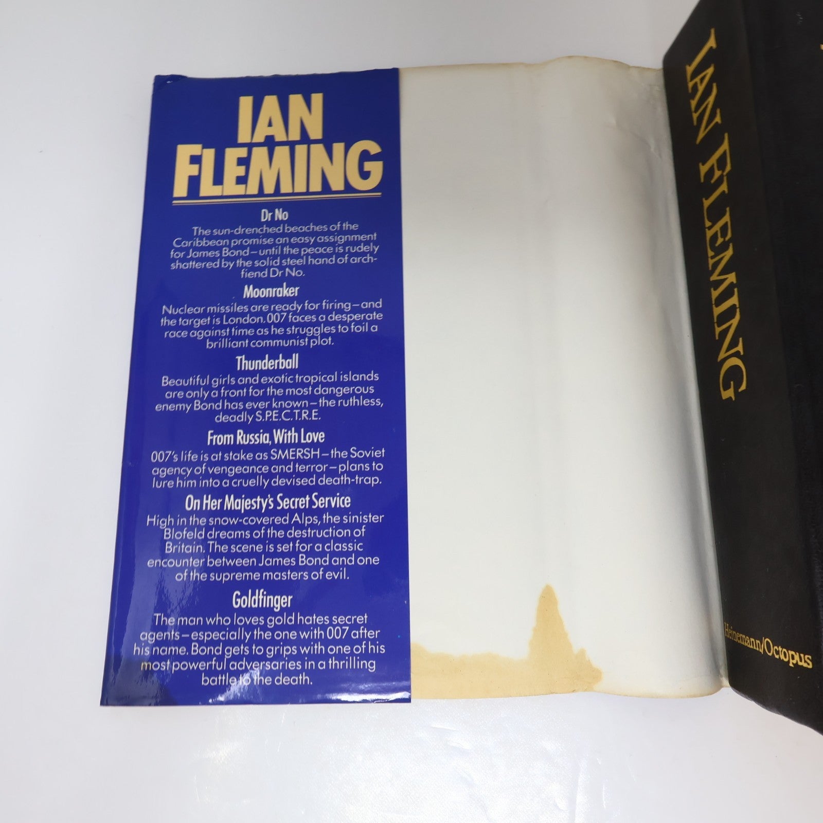 James Bond Ian Fleming Omnibus Dr No/Moonraker/Thunderball/Goldfinger 1984 HC DJ