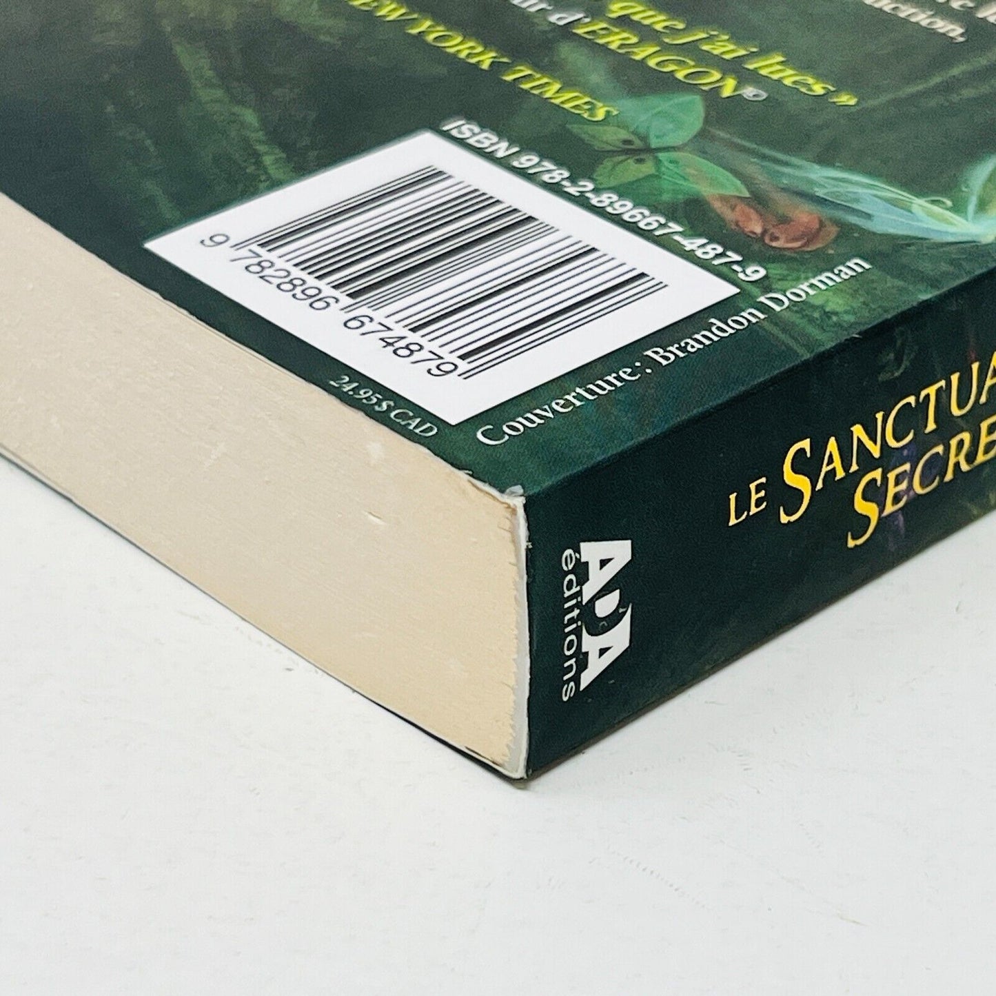 2009 Fablehaven #1 Le Sanctuaire Secret de Brandon Mull en Français/French Ada
