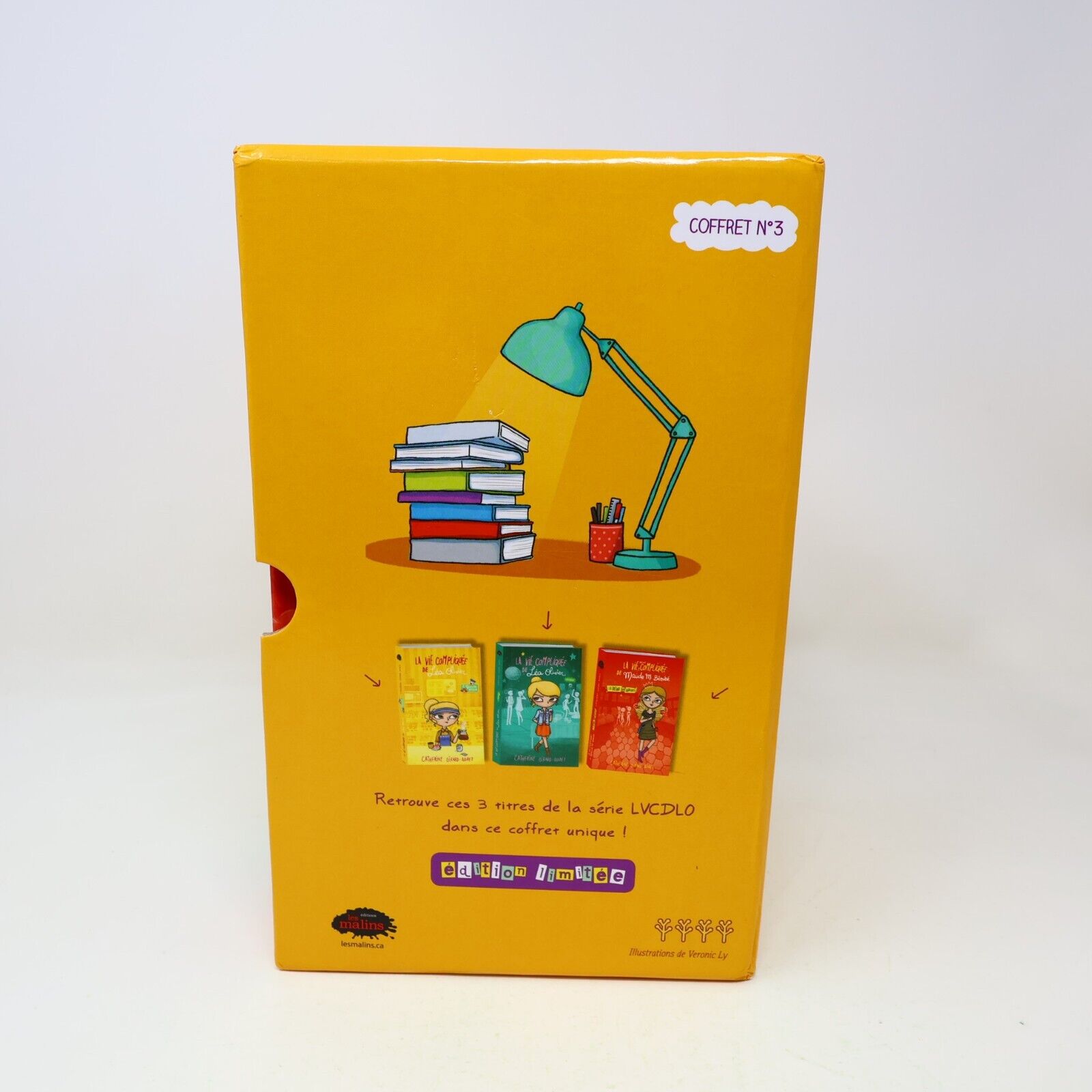 2016 La Vie Compliquée de Léa Olivier Coffret #3 de Catherine Girard-Audet Livre