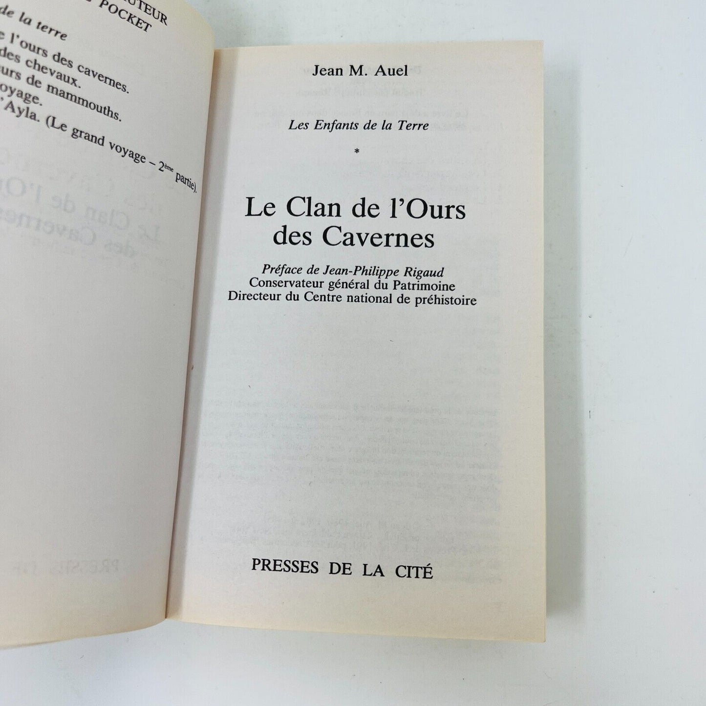 Les Enfants de la Terre 1-6 French Français Jean M. Auel Série Complète Livres