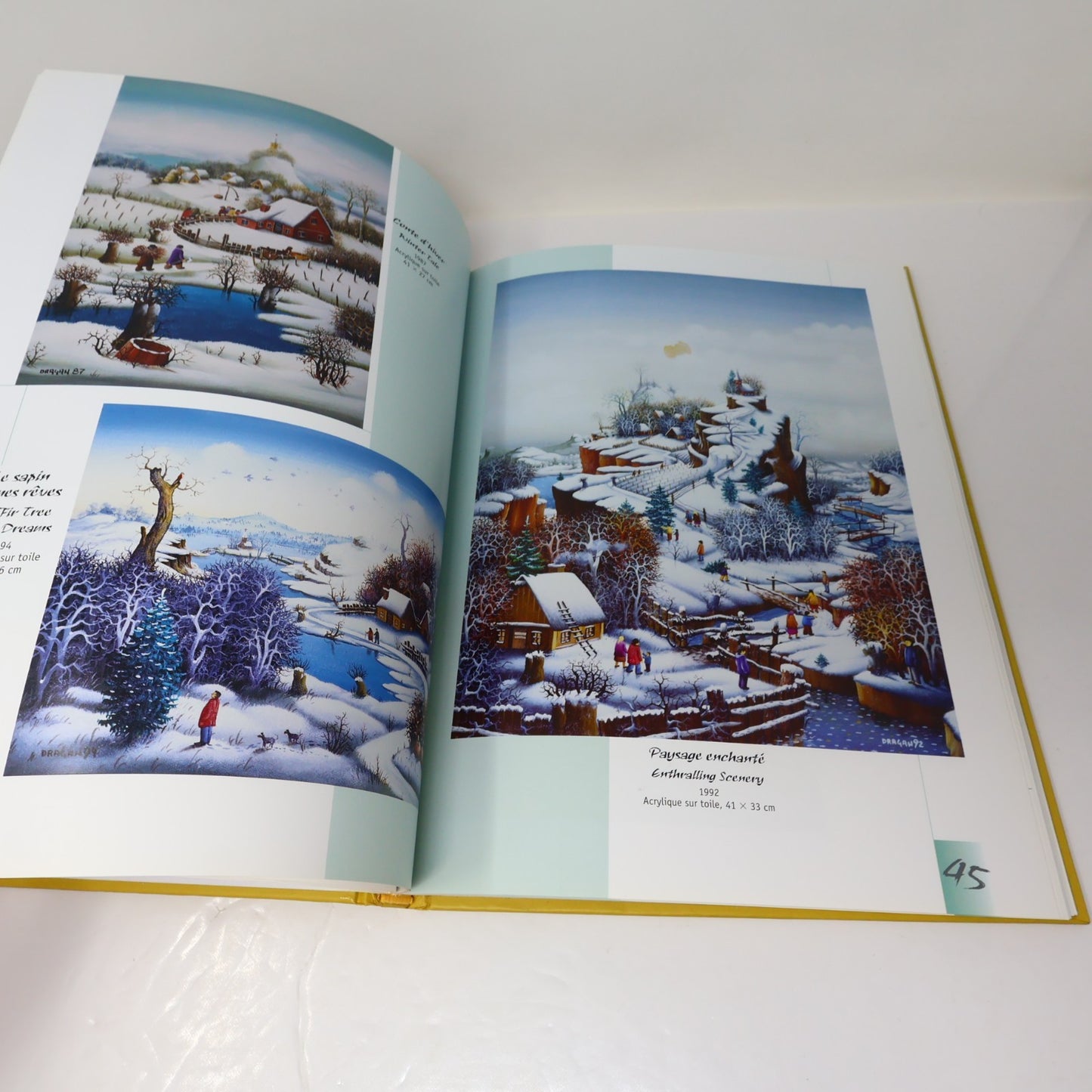 Dragan Art Monographie d'Artiste 1995 HC Galerie Jeannine Blais Hardcover Book