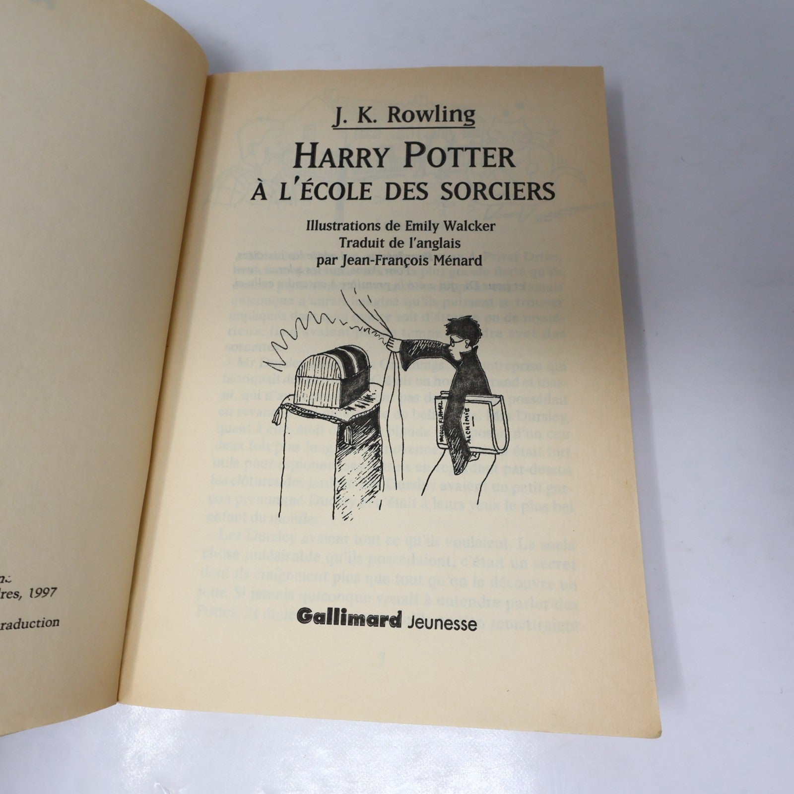 Harry Potter à l'École des Sorciers 1ère Édition Illustrée octobre 1999 Rowling