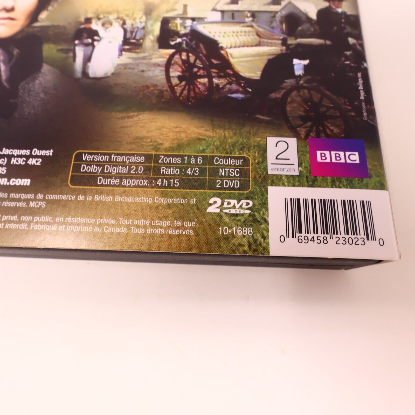 Jane Eyre DVD BBC Français French NTSC Tested Timothy Dalton Zelah Clarke Bronte