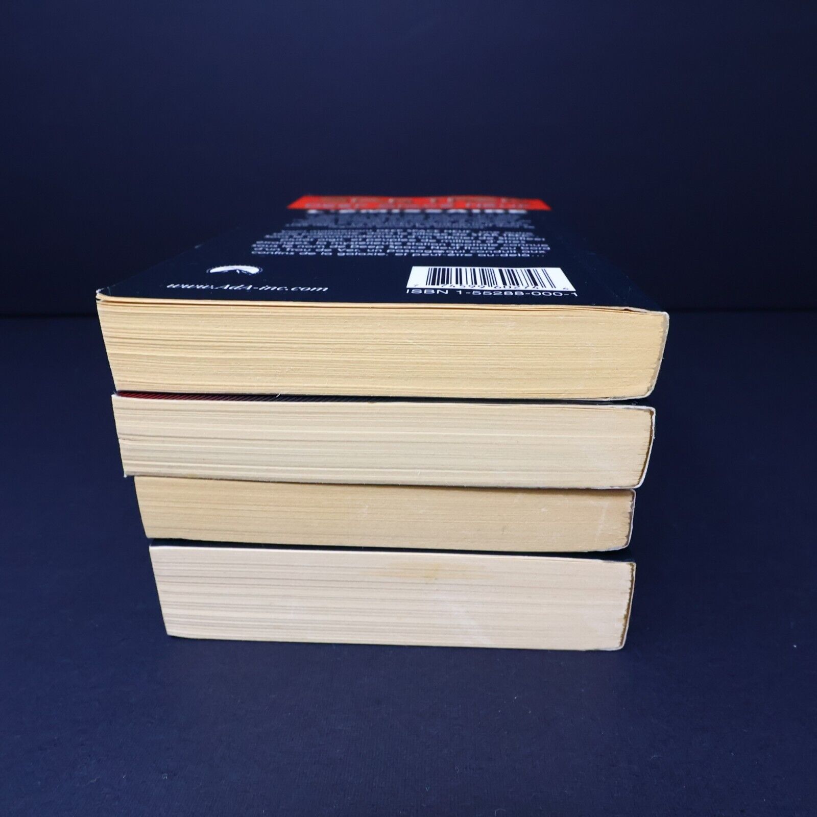 Lot 4 Livres Star Trek #1 3-5 Deep Space Neuf Science-Fiction ADA Français PB