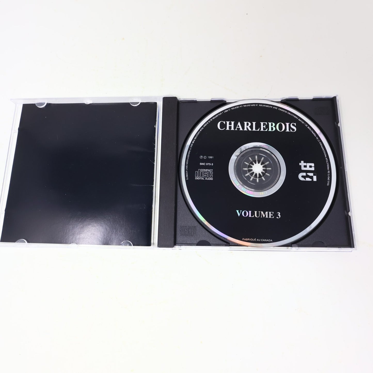 1991 Robert Charlebois Première 1ère Période Boîtier 3 CD Testés Compilation