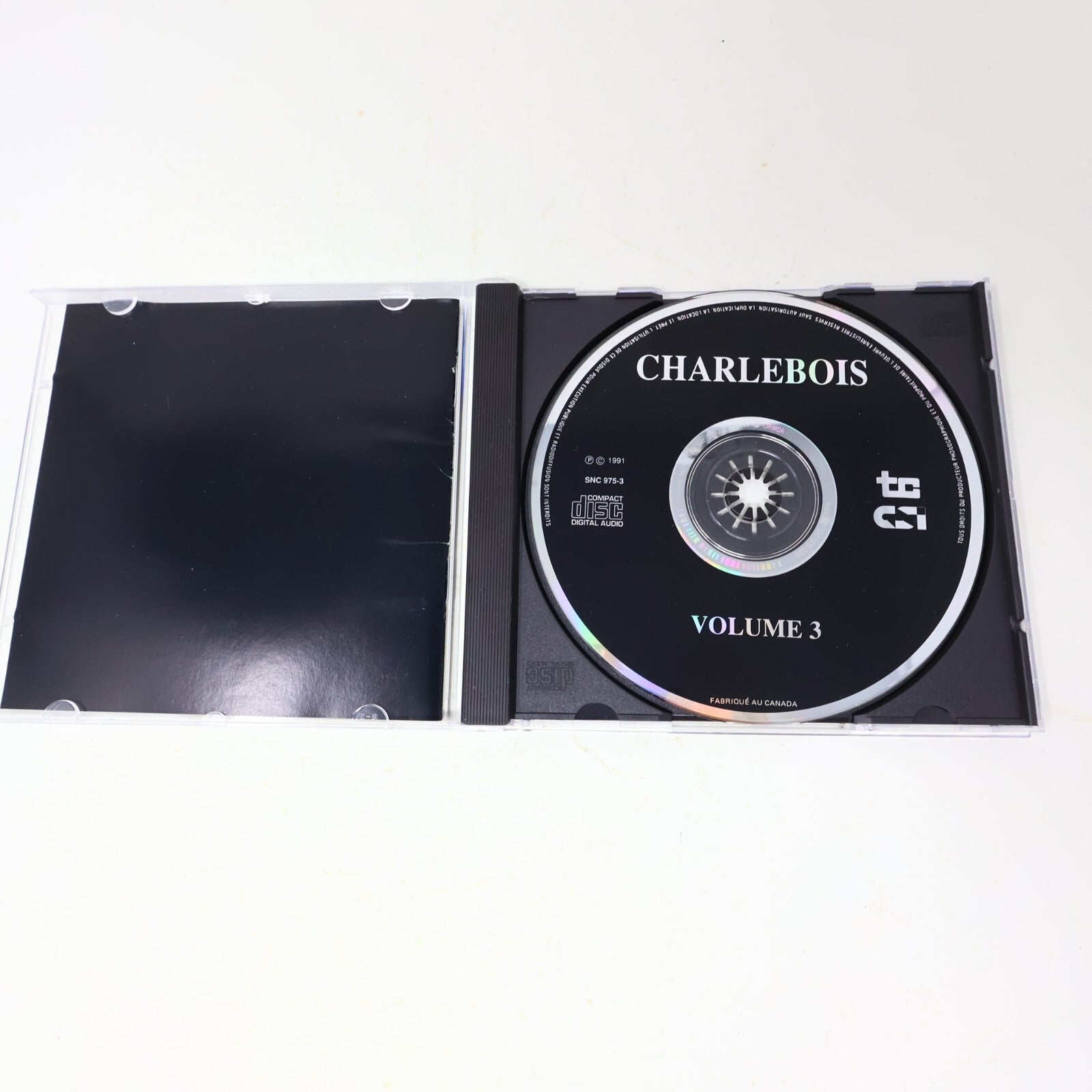 1991 Robert Charlebois Première 1ère Période Boîtier 3 CD Testés Compilation