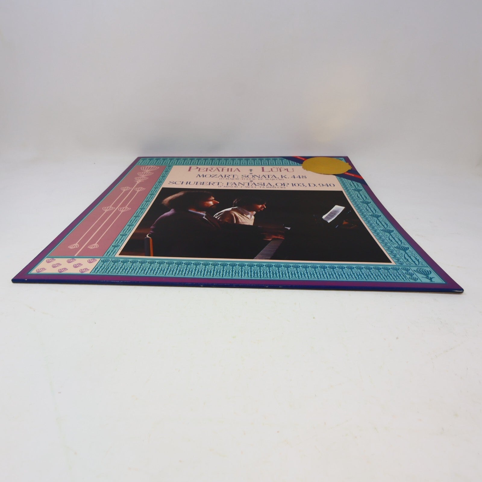 Murray Perahia Radu Lupu Mozart Sonata Schubert Fantasia LP Record 1985 CBS