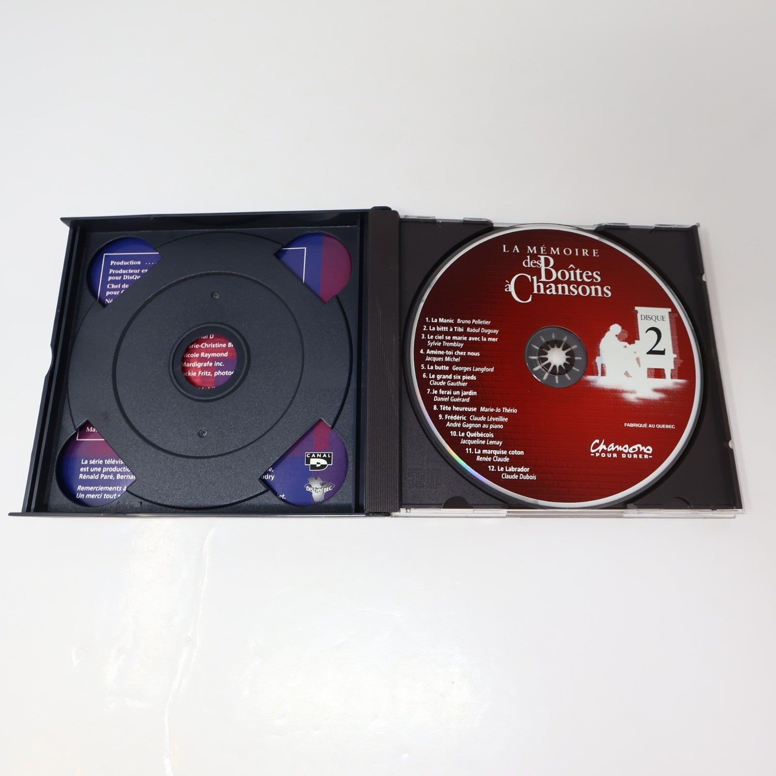 La Mémoire des Boîtes à Chansons CD Ferland/Vigneault/Lecor/Dubois/Duguay/Claude