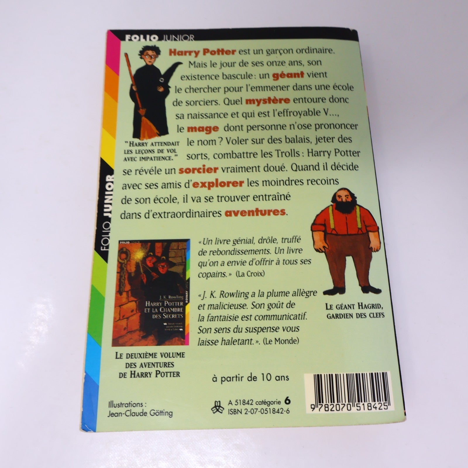 Harry Potter à l'École des Sorciers 1ère Édition Illustrée octobre 1999 Rowling