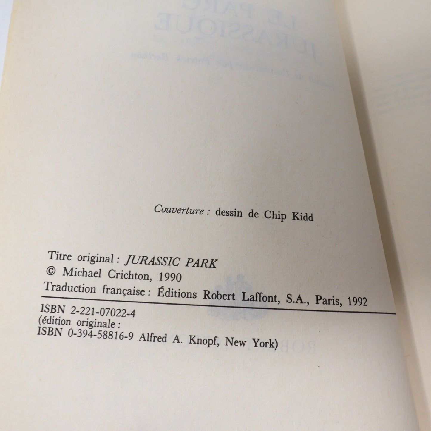 Michael Crichton Le Parc Jurassique Monde Perdu Turbulence Lot 4 Livres Français