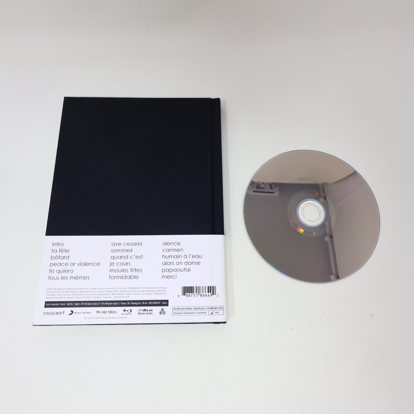 2015 Stromae Racine Carrée Live Blu-Ray Français French NTSC Testé Musique Art