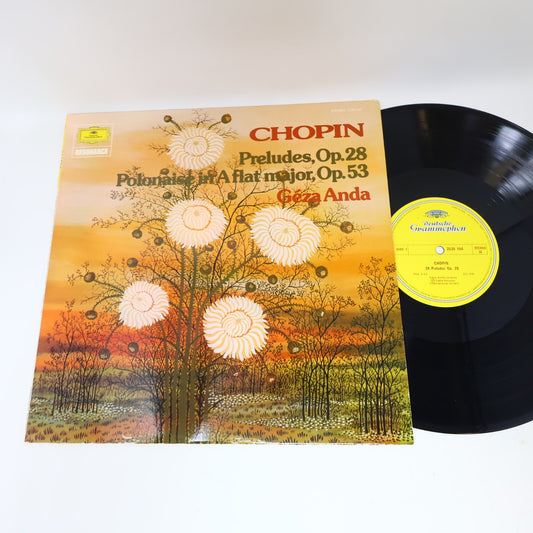 Chopin Géza Anda Preludes Op.28 / Polonaise Op.53 LP 1975 Record Piano 2535 154