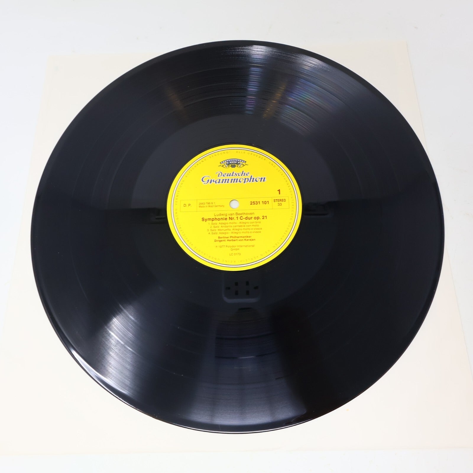 Beethoven Symphonie Nr. 1-2 5-6 8-9 Herbert von Karajan Berliner Lot 4 LP Record