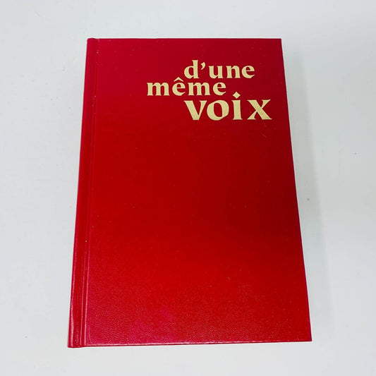 2003 D'une Même Voix Chants Notés de l'Assemblée Édition Canadienne CECC/Novalis