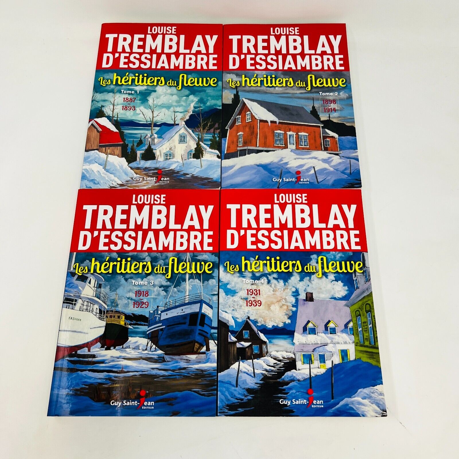 Les Héritiers du Fleuve Tomes 1-4 Série Complète de Louise Tremblay D'Essiambre