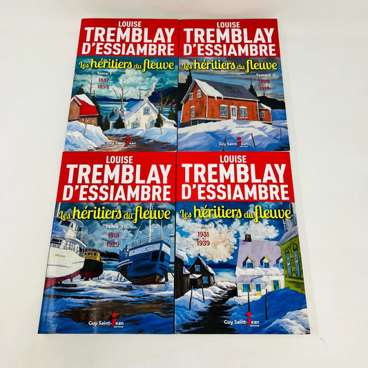 Les Héritiers du Fleuve Tomes 1-4 Série Complète de Louise Tremblay D'Essiambre