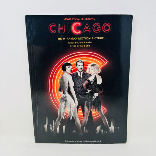 2003 Chicago Movie Vocal Selections IMP Songbook Sheet Music Piano Paperback